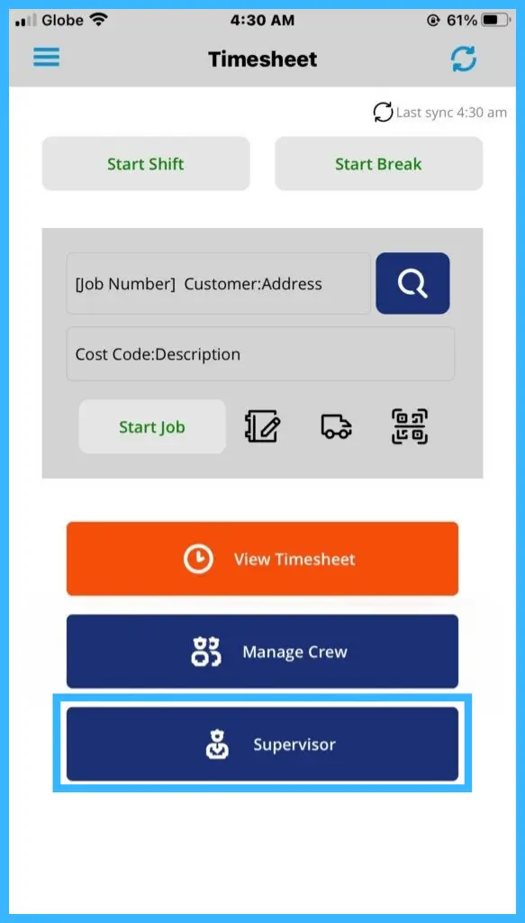 The Supervisor option