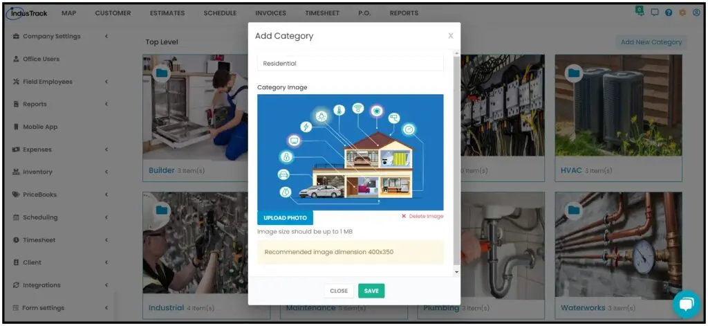 Naming a subcategory in the Add Category window
