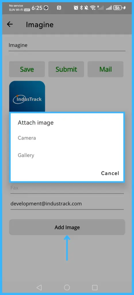 Adding an image to a form